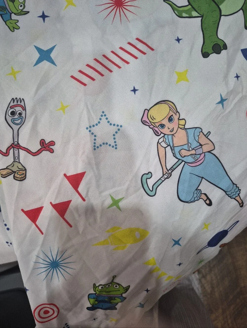 Children's Full Sheet Set Toy Story Buzz & Woody With Two Reversible Pillowcase